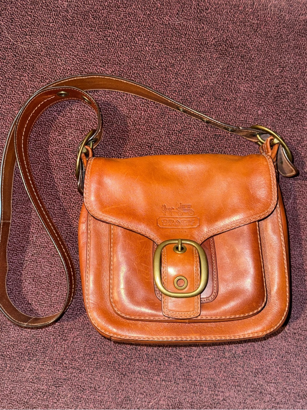 Coach | Vintage | Bleeker Crossbody Bag | Cognac